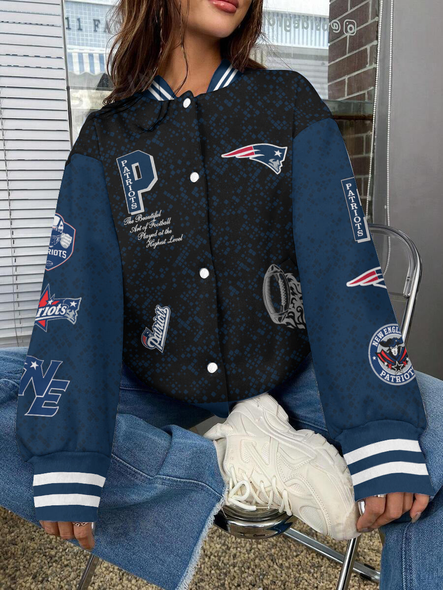 New England Patriots National Football League Varsity Jacket AZBTVJK000654