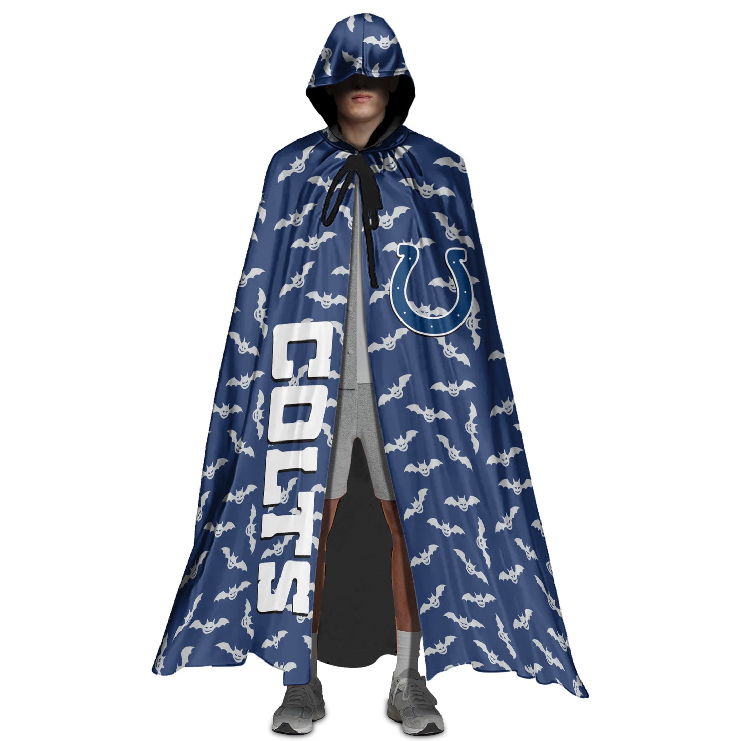 Indianapolis Colts Halloween Bats Limited Edition All-Over Print Halloween Cloak