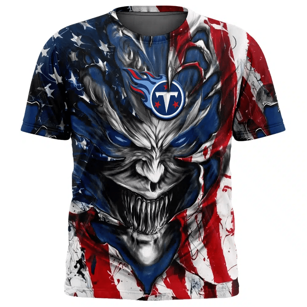 Tennessee Titans All Over Printed T-shirt Sweatshirt Hoodie AZCHD598