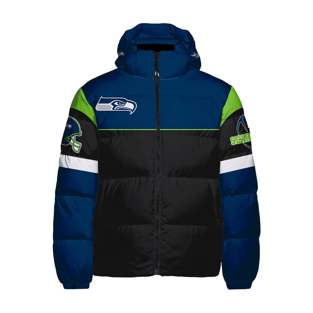 Seattle Seahawks CozyCloud Down Jacket AZBTDWJ000392