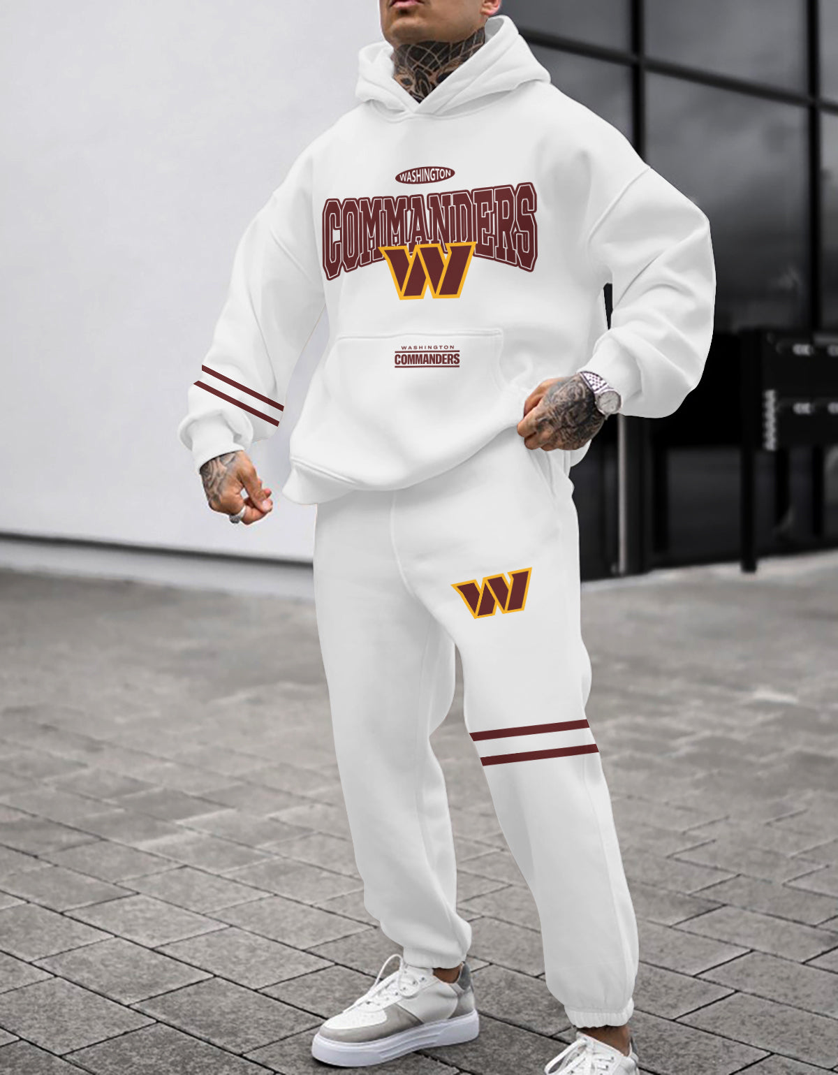 Washington Commanders Combo Pullover Hoodie And Sweatpants AZBTPHSP000476