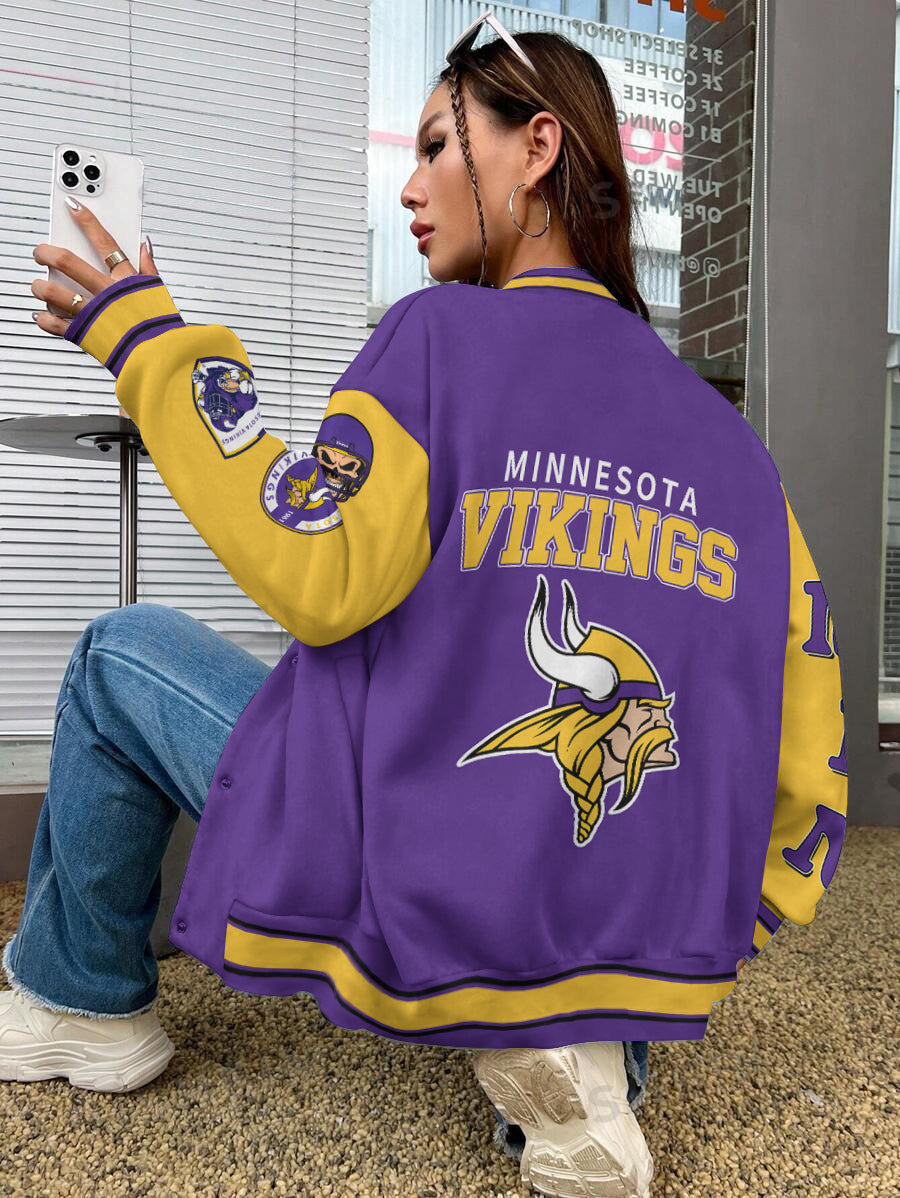 Minnesota Vikings National Football League Varsity Jacket AZBTVJK000596