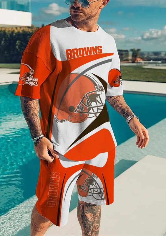 Cleveland Browns T-shirt and shorts AZTS039
