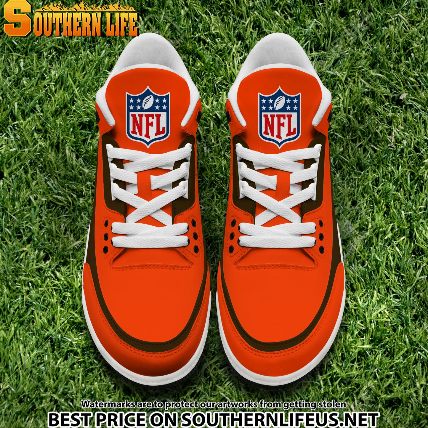 Cleveland Browns JD3 New Sport Football Sneakers AZBTAJ3000272