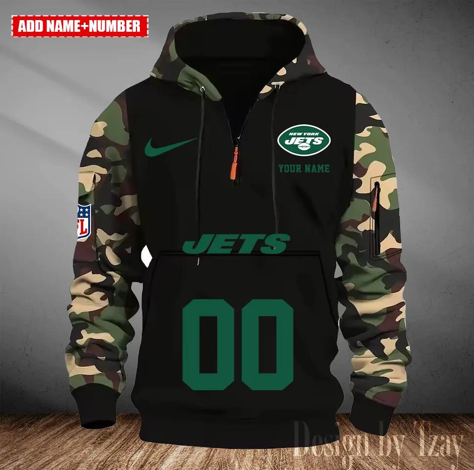 New York Jets Camouflage Hooded Sweatshirt HA25