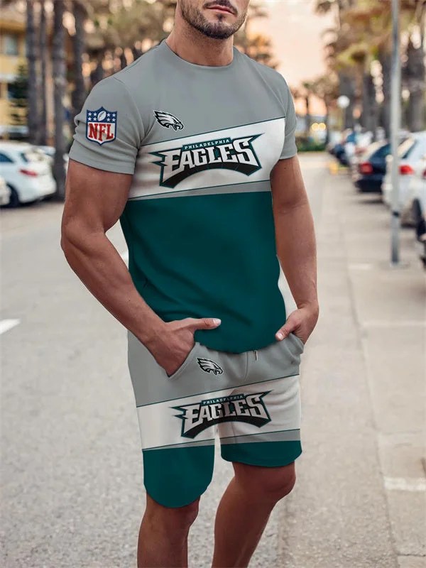 Philadelphia Eagles T-shirt and Shorts AZTS111
