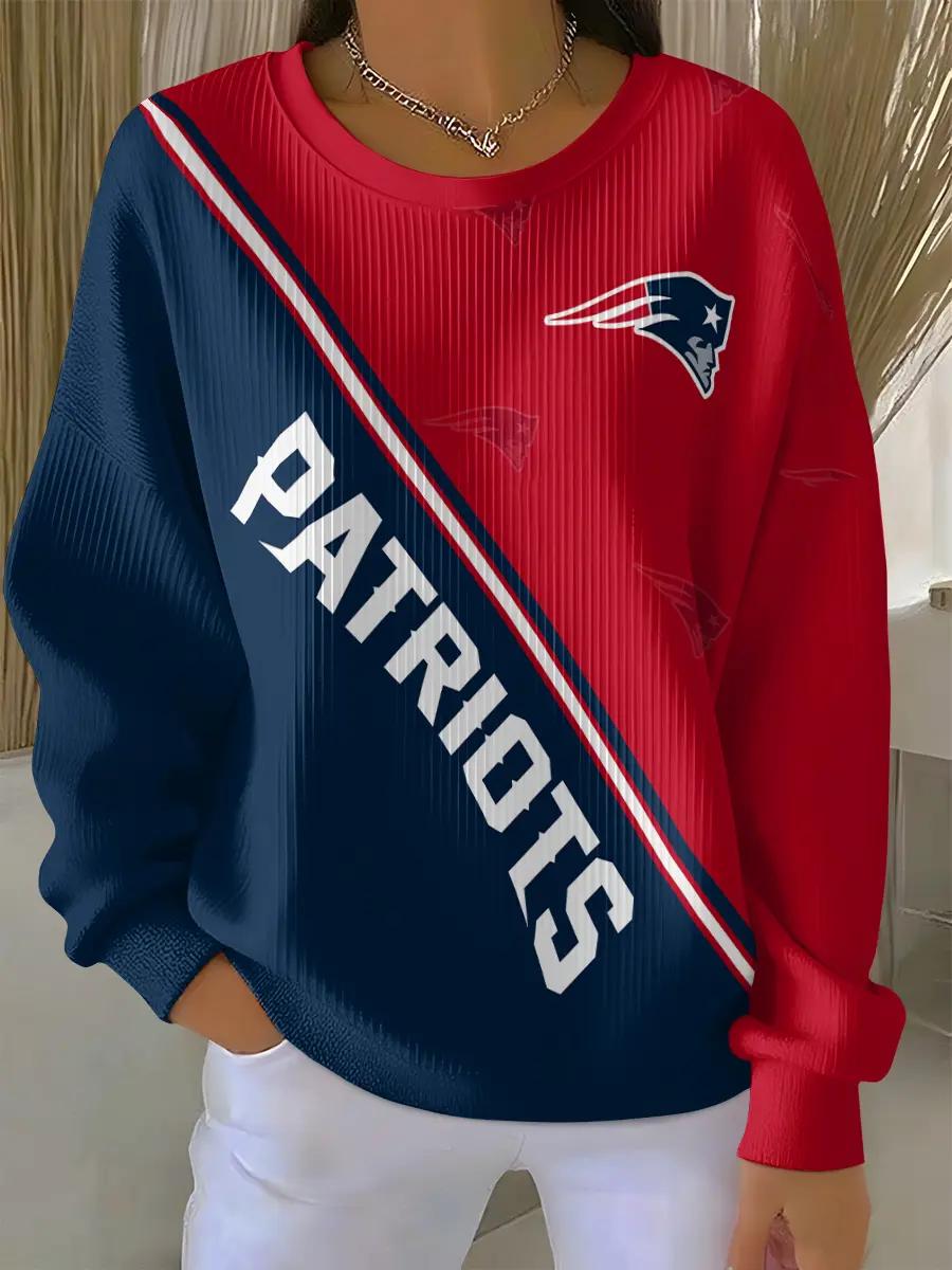 New England Patriots Women’s Knit Sweatshirt EM121