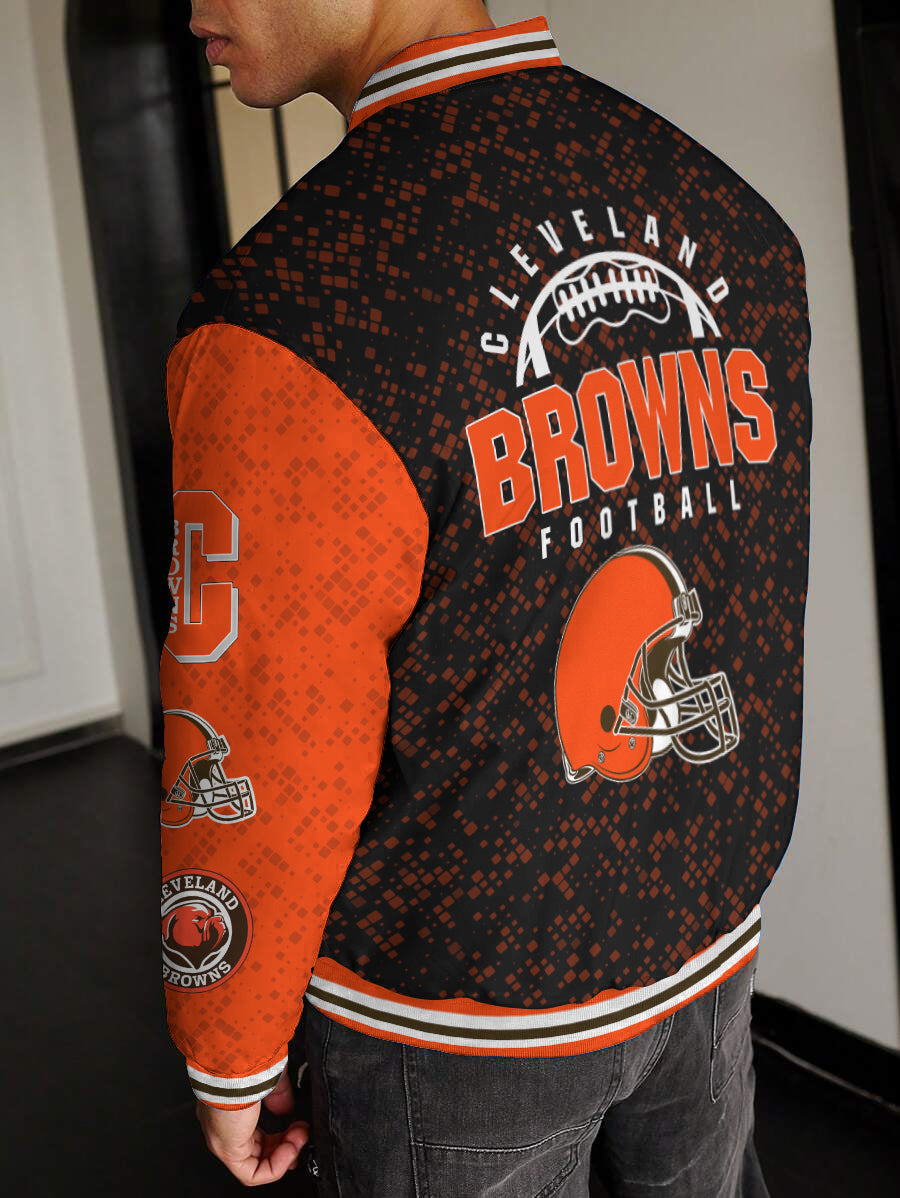 Cleveland Browns National Football League Varsity Jacket AZBTVJK000441