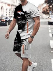Denver Broncos T-shirt and Shorts AZTS393