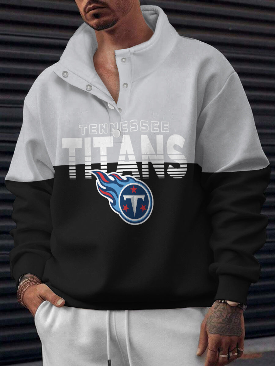 Tennessee Titans Casual Colorful Stand Collar Sweatshirt AZBTSCSW000553