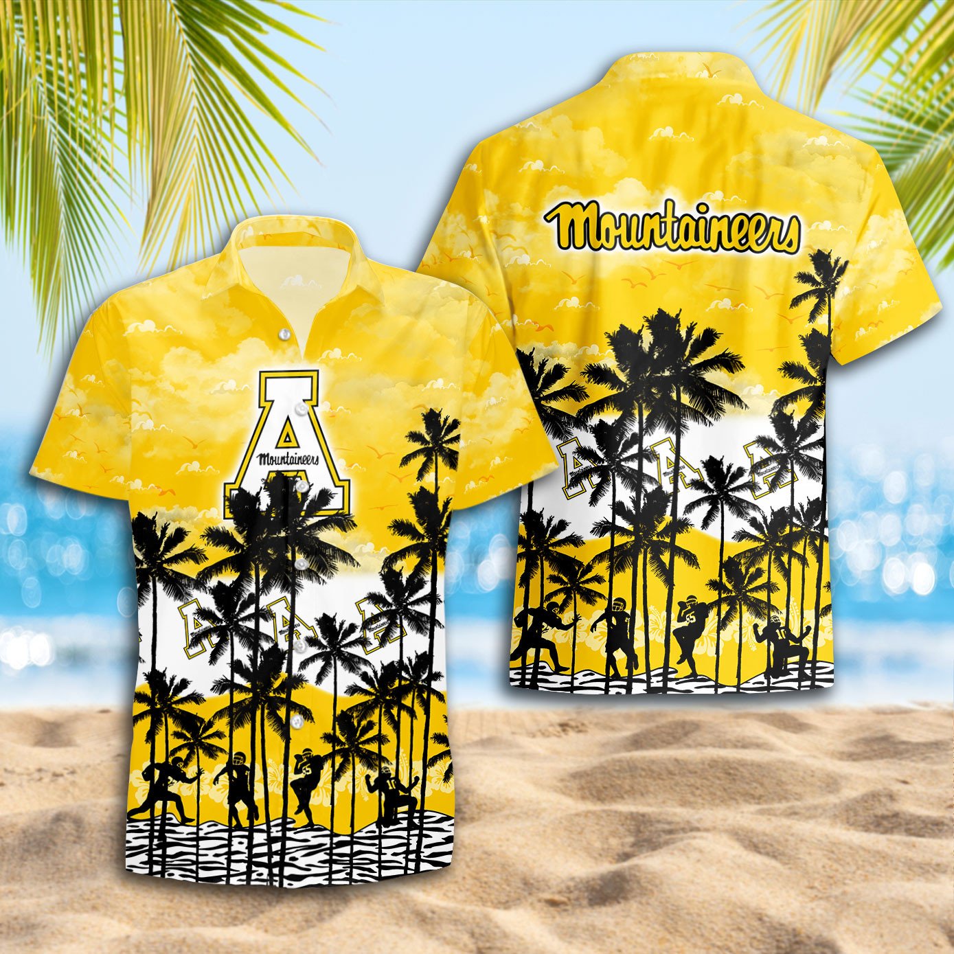 Appalachian State Mountaineers Summer Hawaiian Shirt AZHWS368