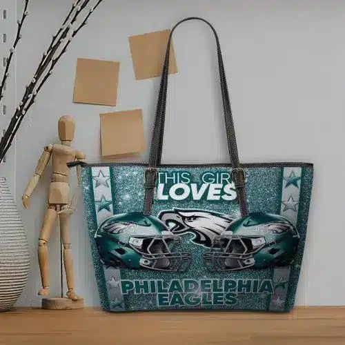 Philadelphia Eagles Women Leather Tote Hand Bag BB68