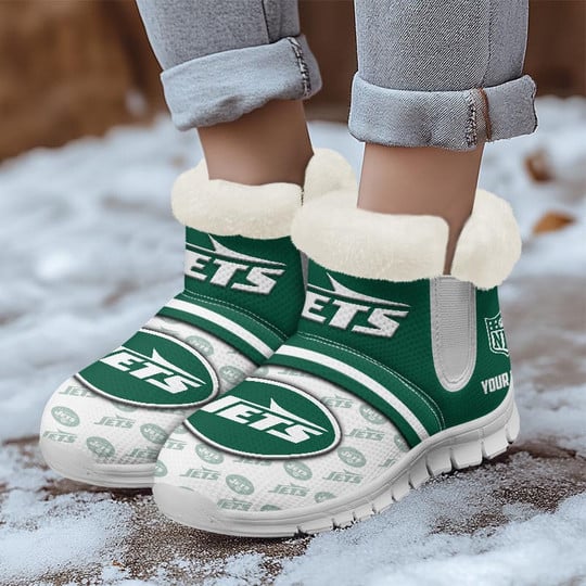 New York Jets Comfy Winter Snow Boots AZDDWSB000062