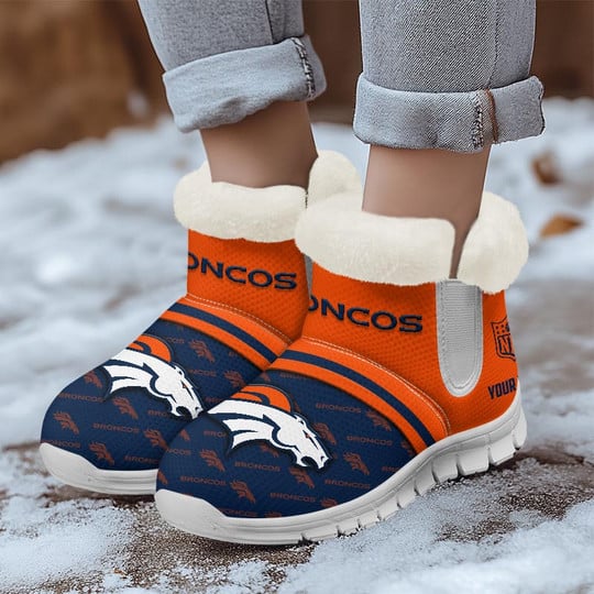 Denver Broncos Comfy Winter Snow Boots AZDDWSB000006