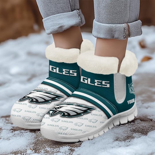 Philadelphia Eagles Comfy Winter Snow Boots AZDDWSB000066