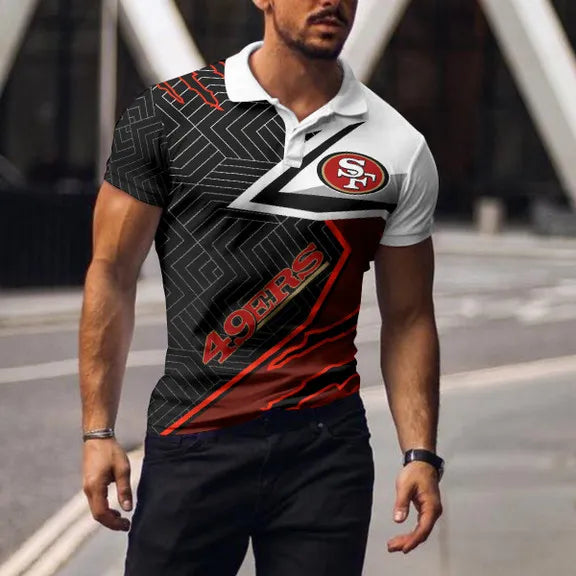 San Francisco 49ers Polo T-shirt BGPLS070