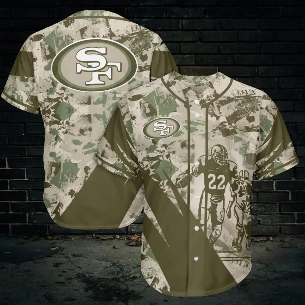 San Francisco 49ers Baseball Jersey AZCBJS353