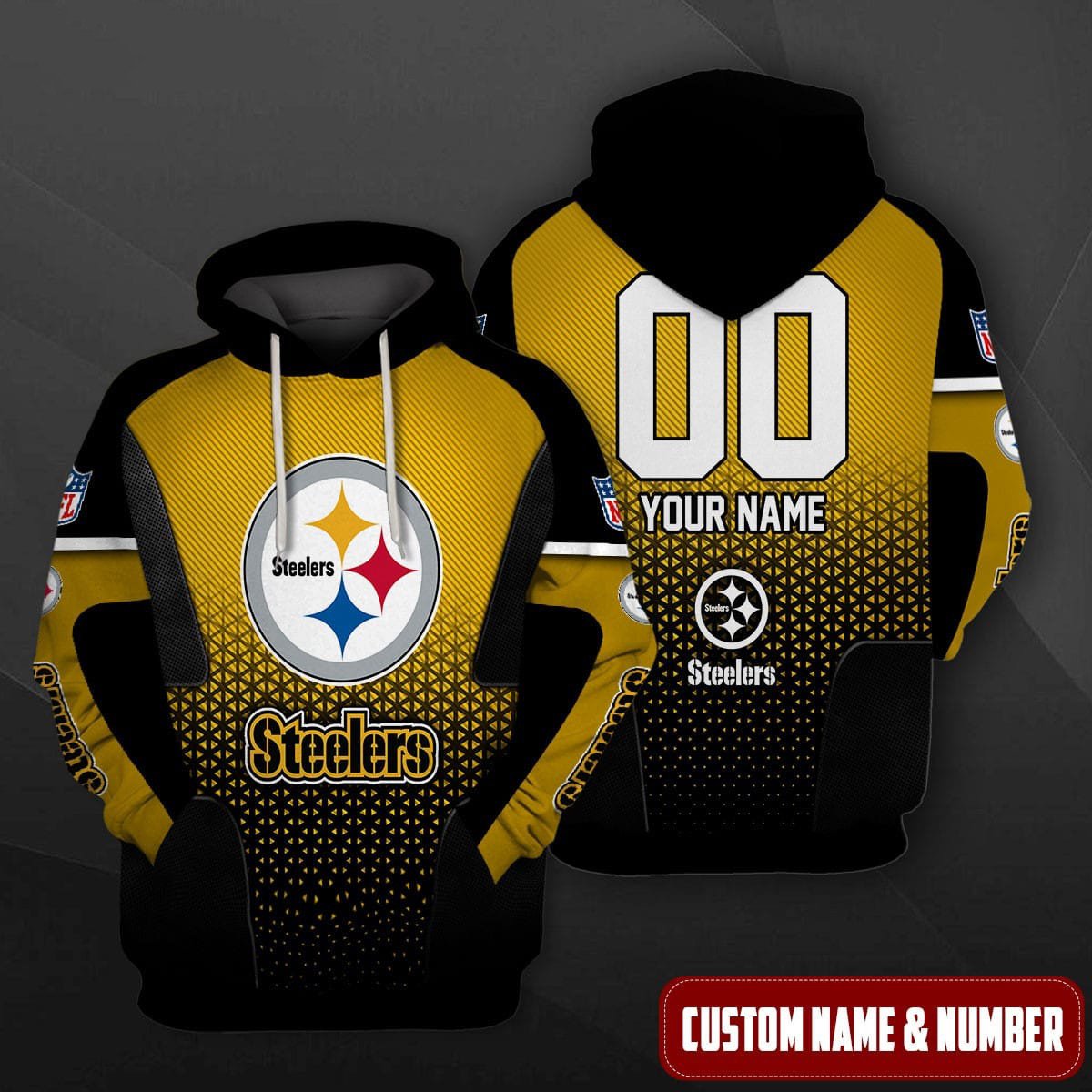Pittsburgh Steelers Personalized Hoodie AZCHD530