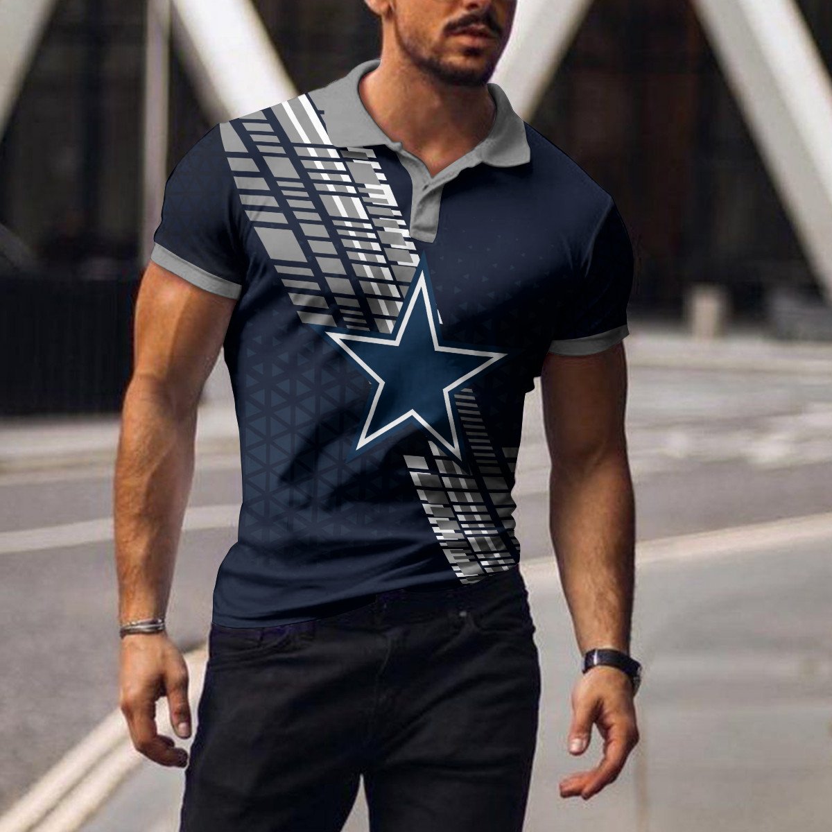 Dallas Cowboys Polo T-shirt BGPLS130