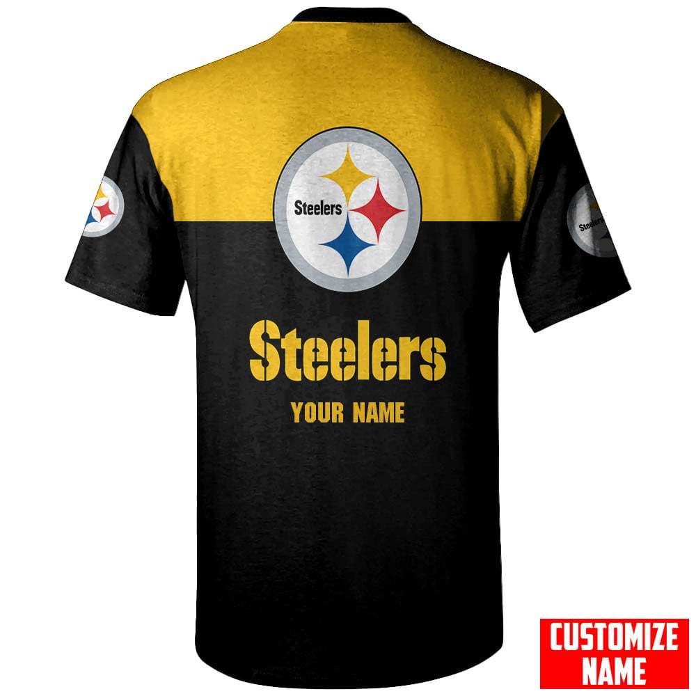 Pittsburgh Steelers Personalized Unisex T-Shirt Gift For Sport Fans AZTS010