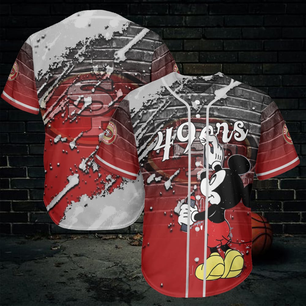 San Francisco 49ers Baseball Jersey AZCBJS369