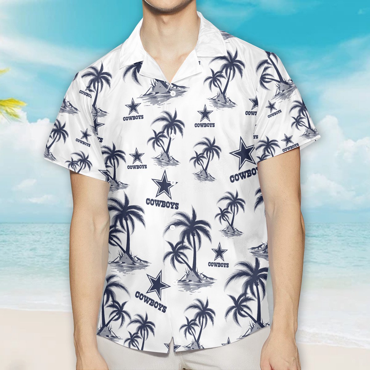 Dallas Cowboys Summer Hawaiian Shirt AZHWS363