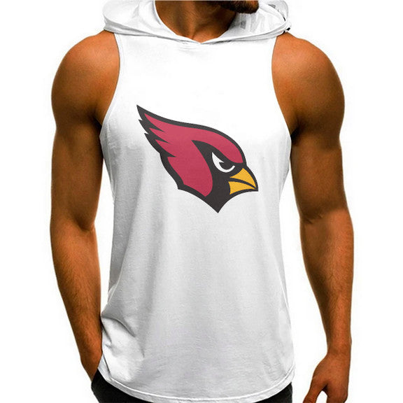 Arizona Cardinals Man Gym-Sport Hoodie Vest BGMGSH011
