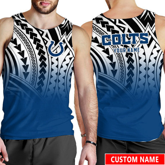 Indianapolis Colts Personalized Men Tank Top BGMTT044