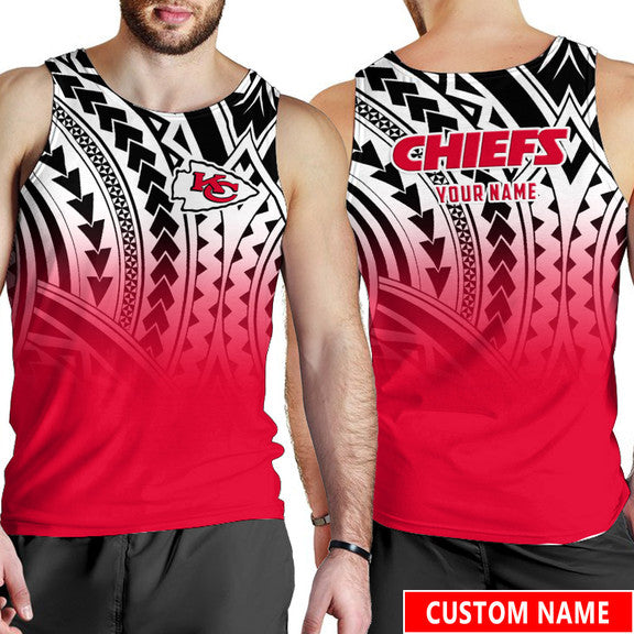 Kansas City Chiefs Personalized Men Tank Top BGMTT041