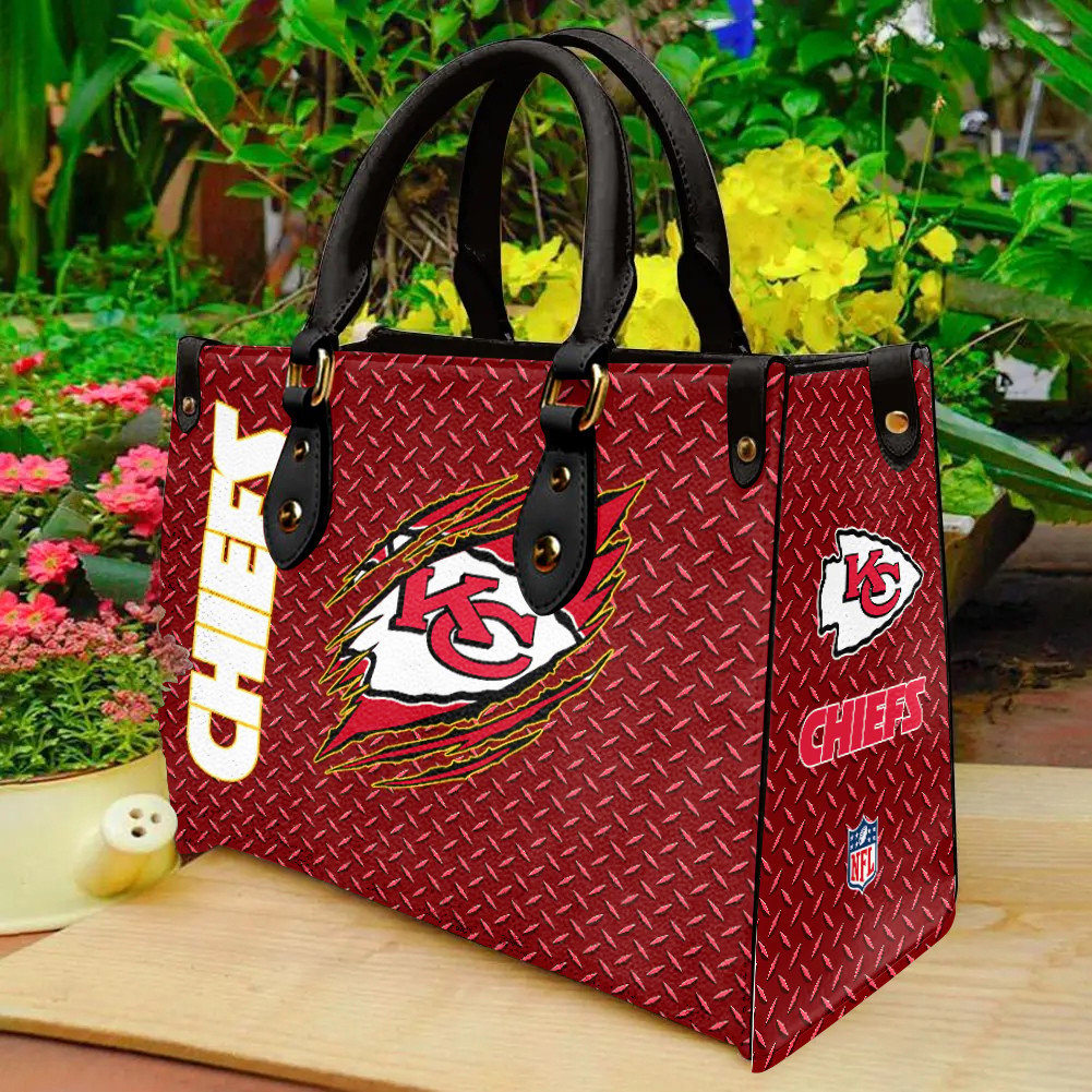 Kansas City Chiefs Leather Hand Bag BBLTHB858