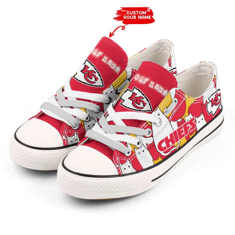 Kansas City Chiefs Personalized New Low Top BGLTC092