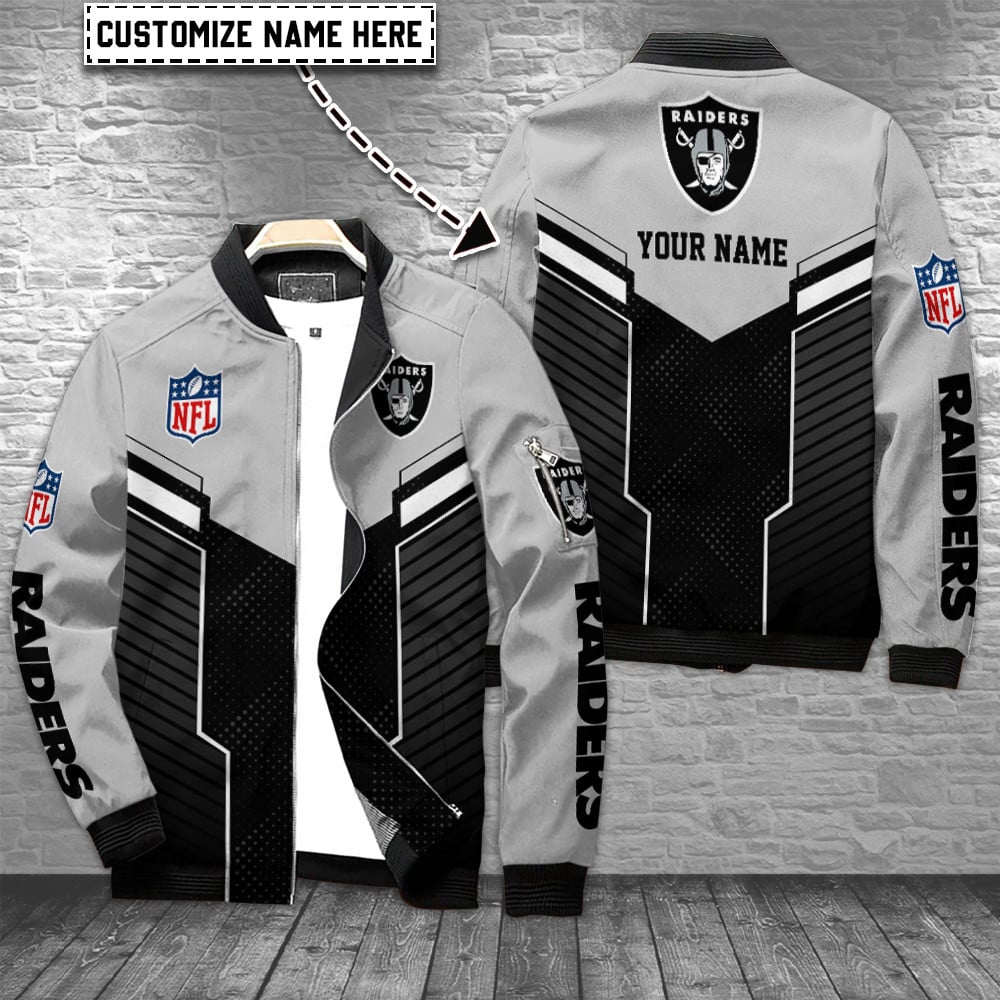 Las Vegas Raiders Personalized Bomber Jacket AZCBJ150