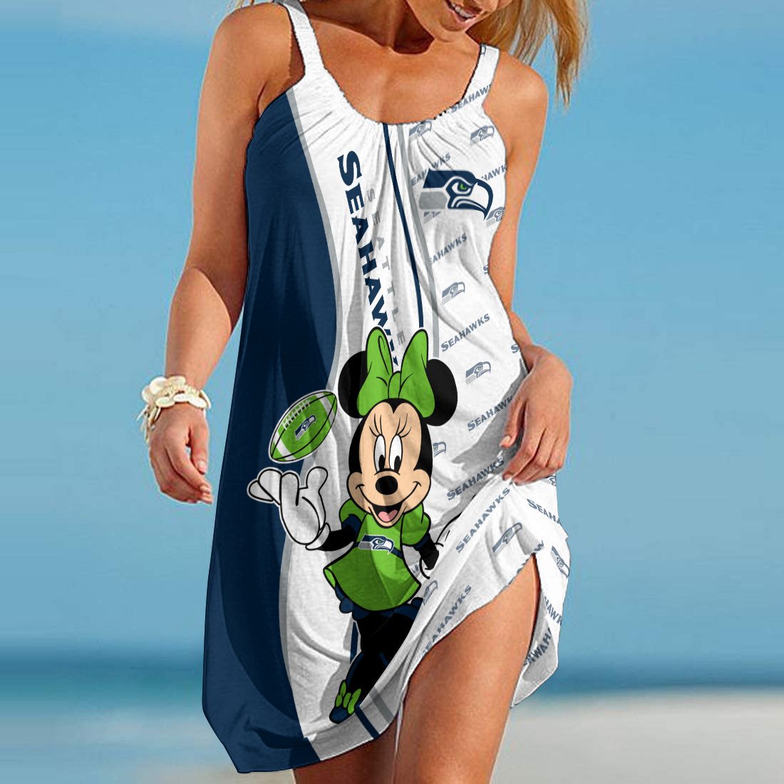 Seattle Seahawks Beach Dress BGSLLBD606