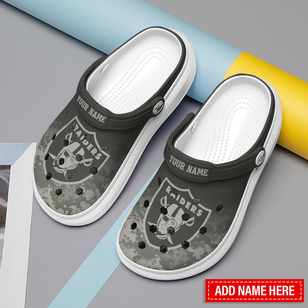 Las Vegas Raiders Personalized Limited Clog BGCR387