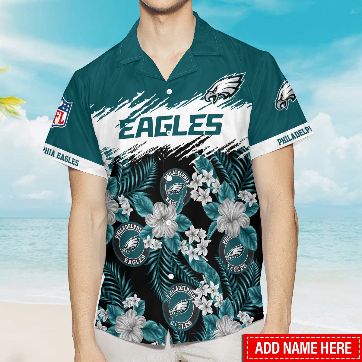 Philadelphia Eagles Personalized Summer Hawaiian Shirt 98HWS226