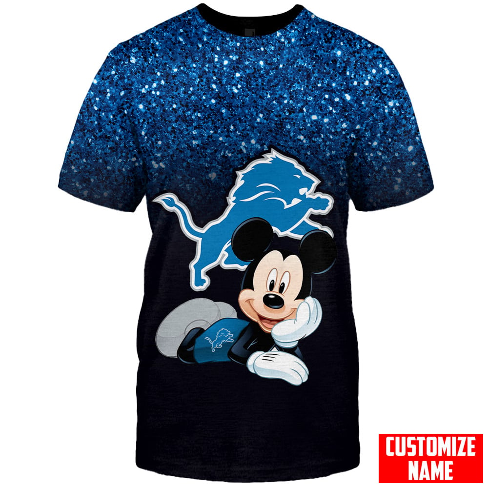 Detroit Lions Personalized Unisex T-Shirt Gift For Sport Fans BGTS944
