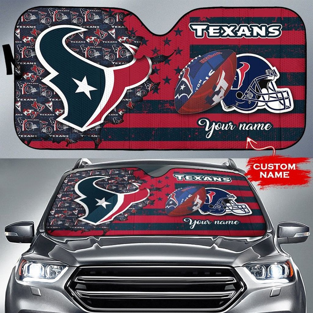 Houston Texans Personalized Auto Sun Shade BGAUSS263