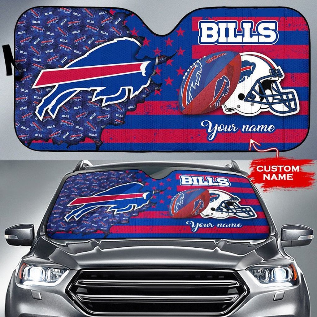 Buffalo Bills Personalized Auto Sun Shade BGAUSS254