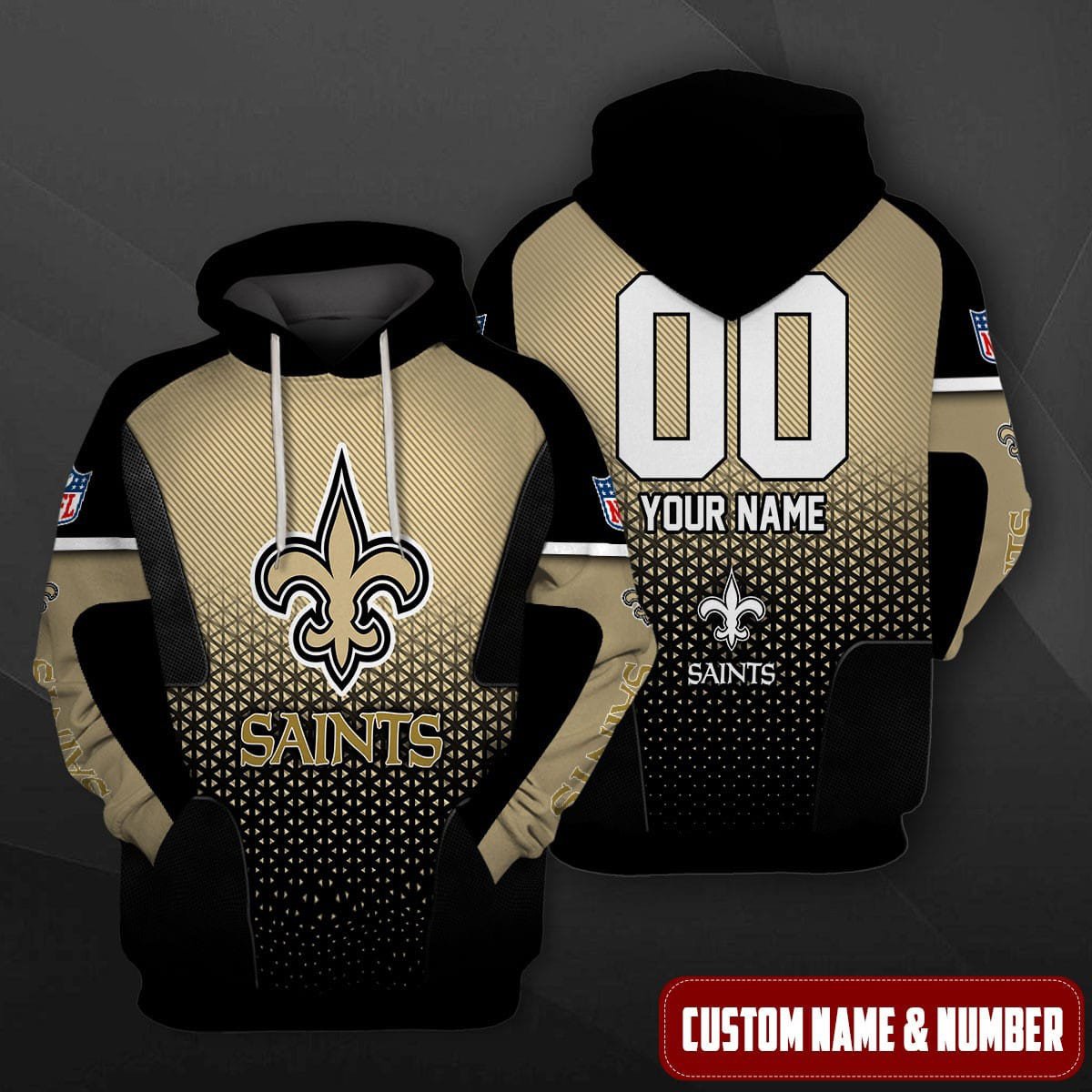 New Orleans Saints Personalized Hoodie AZCHD526