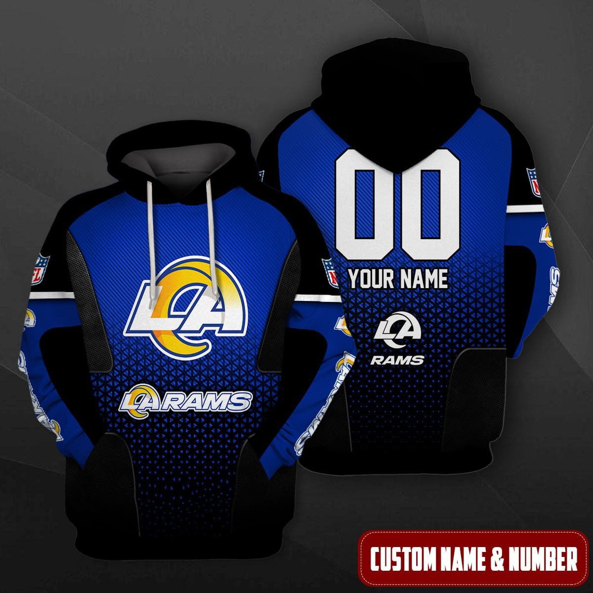 Los Angeles Rams Personalized Hoodie AZCHD522