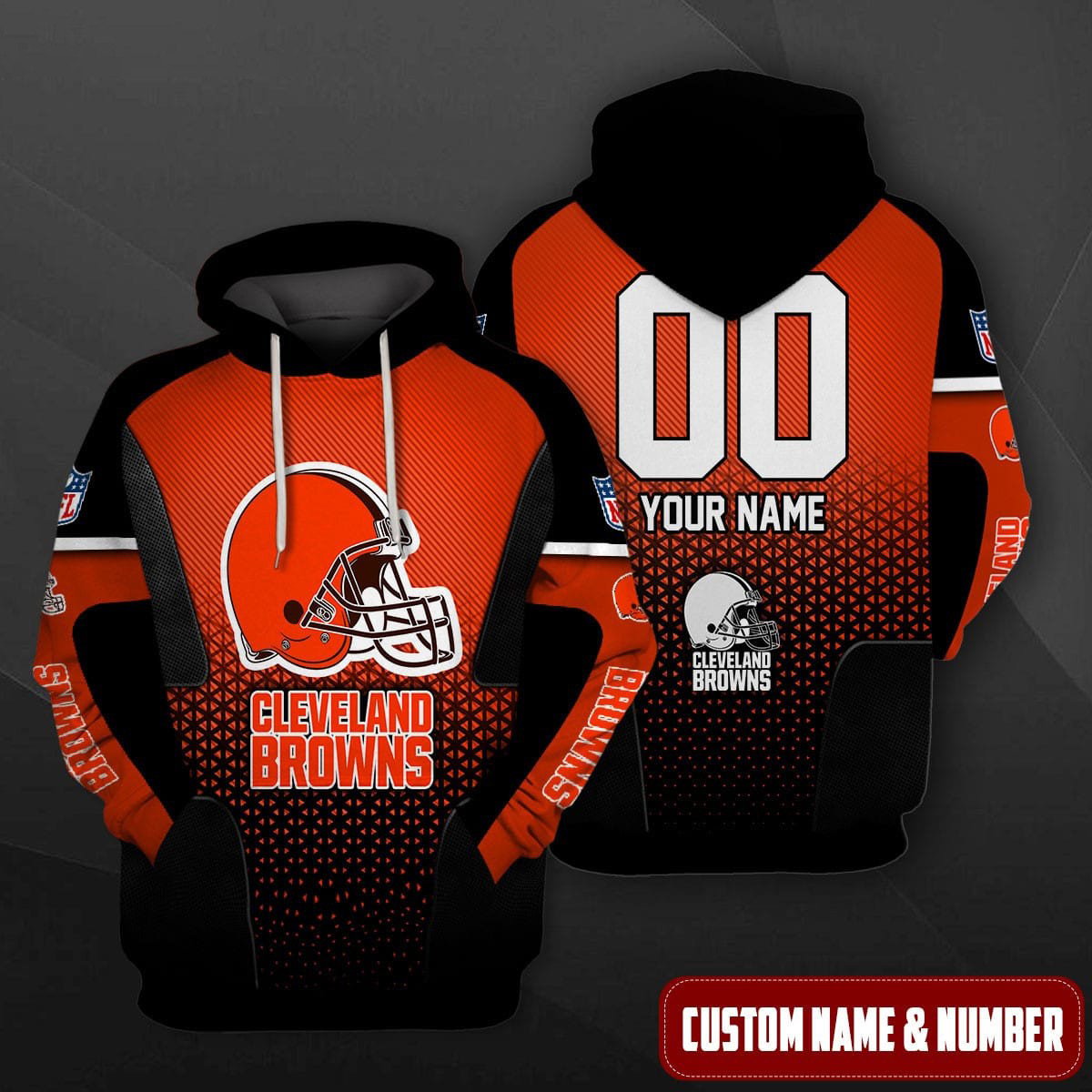Cleveland Browns Personalized Hoodie AZCHD511
