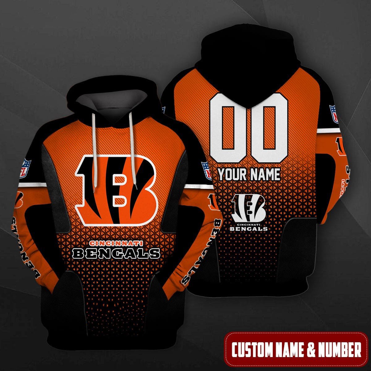 Cincinnati Bengals Personalized Hoodie AZCHD510