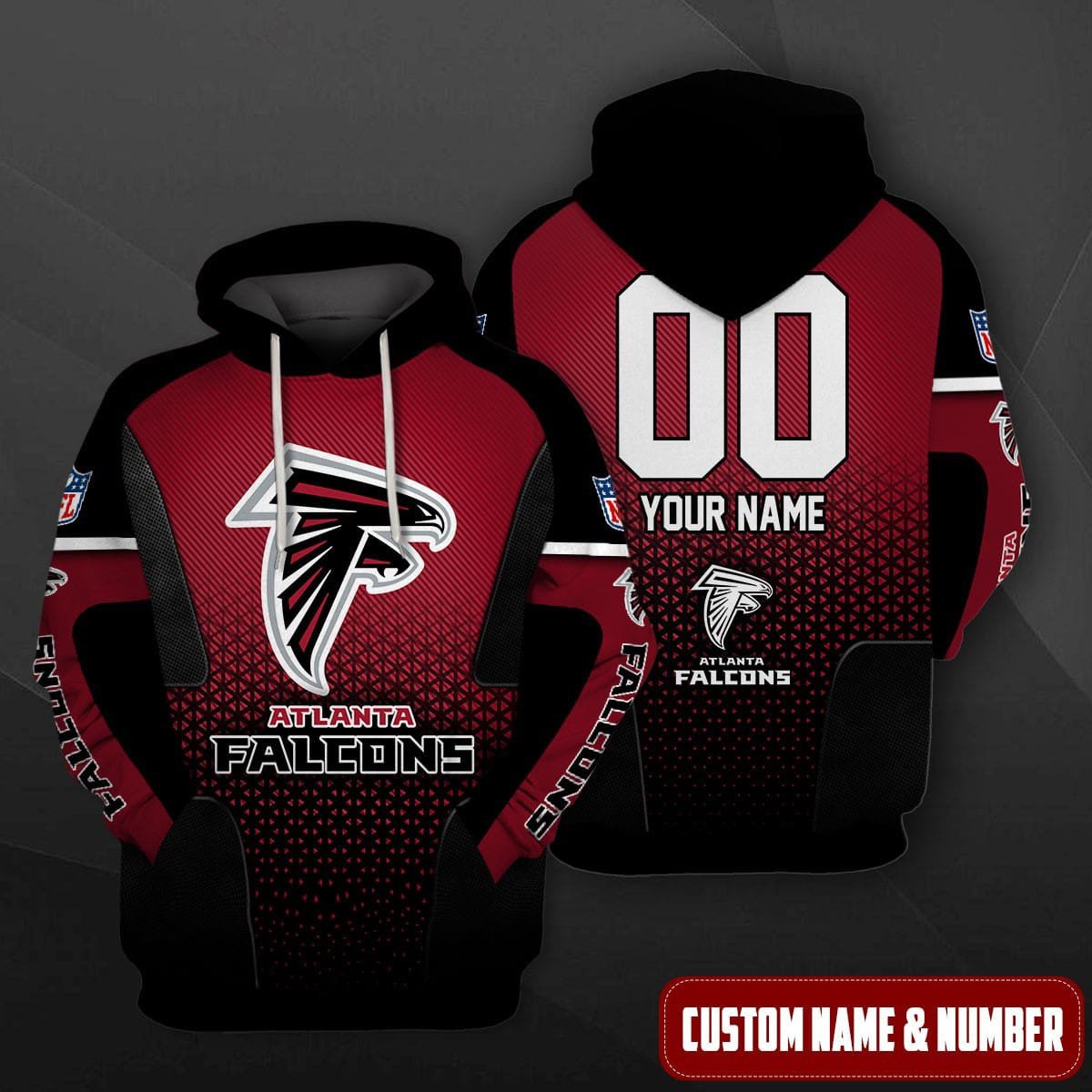 Atlanta Falcons Personalized Hoodie AZCHD505