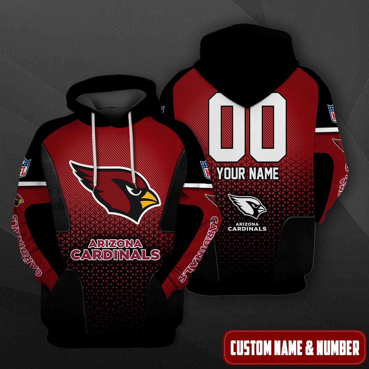 Arizona Cardinals Personalized Hoodie AZCHD504