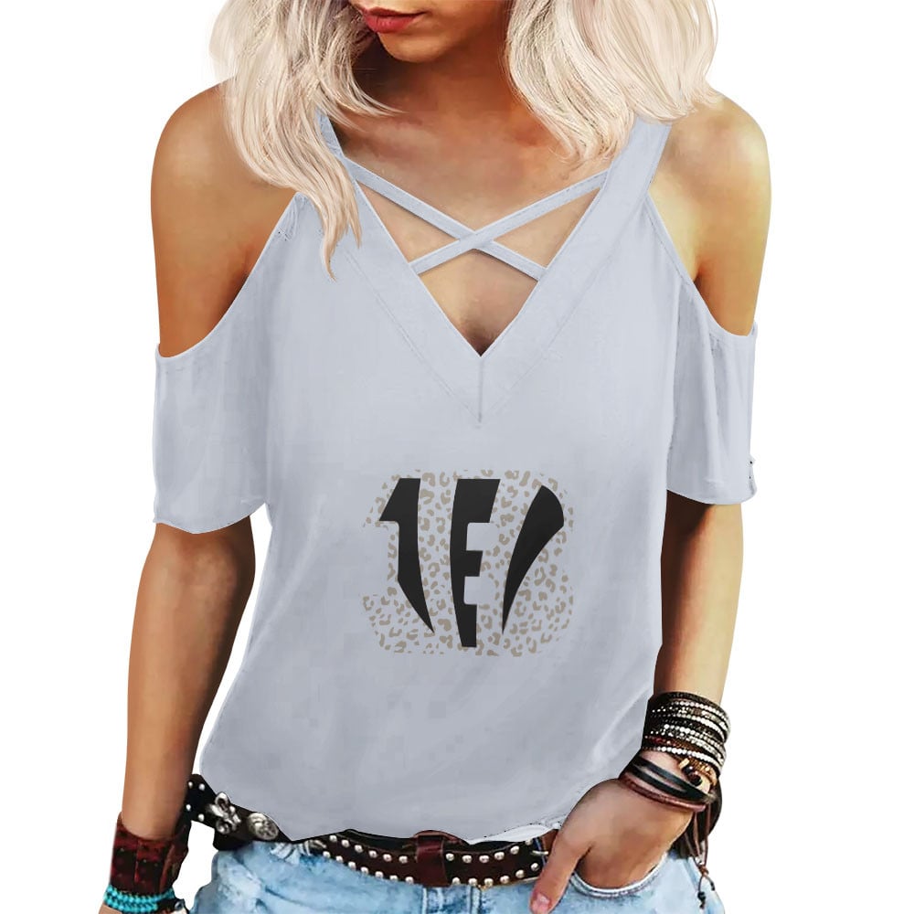 Cincinnati Bengals Miss Hollow Out Blouse Shirt BGMHS059