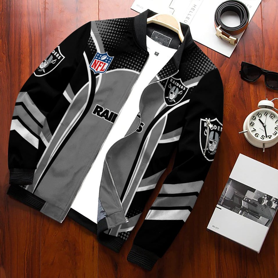 Las Vegas Raiders Personalized Bomber Jacket AZCBJ164