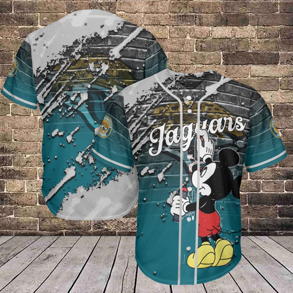 Jacksonville Jaguars Baseball Jersey AZCBJS373