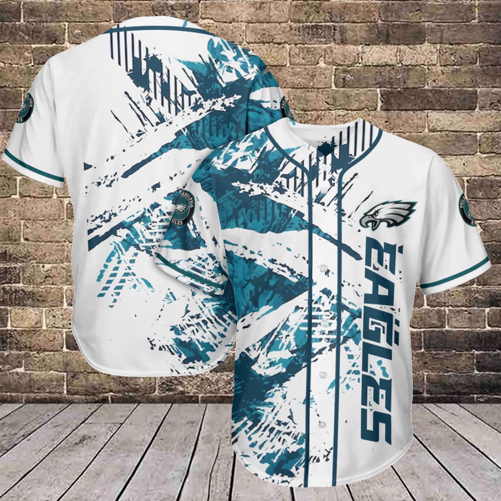 Philadelphia Eagles Baseball Jersey AZCBJS380