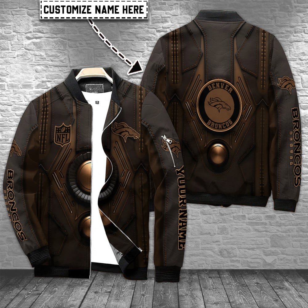 Denver Broncos Personalized Bomber Jacket AZCBJ173
