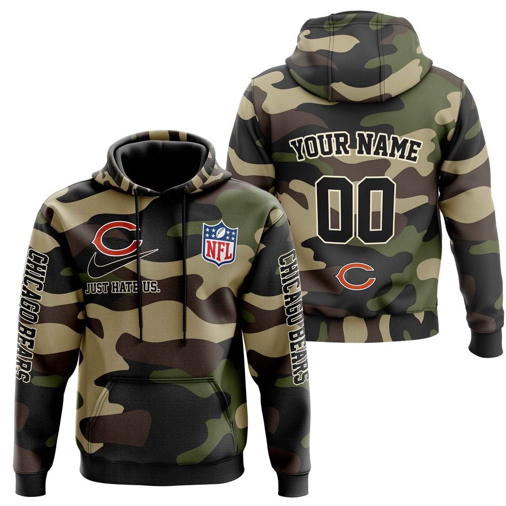 Chicago Bears Personalized Hoodie AZCHD876